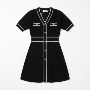 robe en maille patineuse