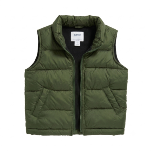 Veste Sans Manches Vert Matelassé Enfant Old Navy